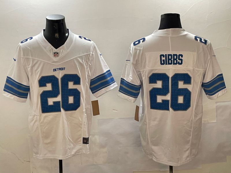 Men Detroit Lions #26 Gibbs White three generations 2024 Nike Limited NFL Jersey style 1->detroit lions->NFL Jersey